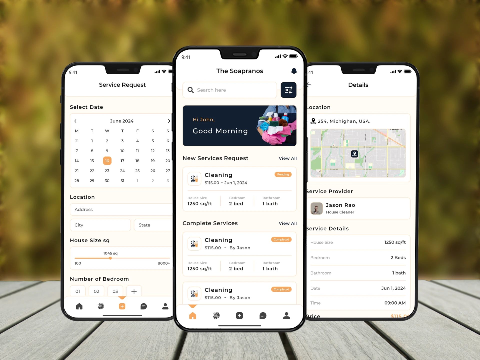 The Sopranos — Home services app